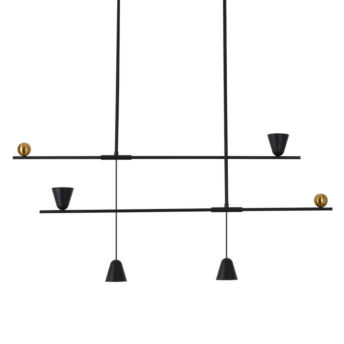 Ledowa lampa wisząca SPOLETO AZ5642 Azzardo 25W 3000K nad stół metalowa czarna