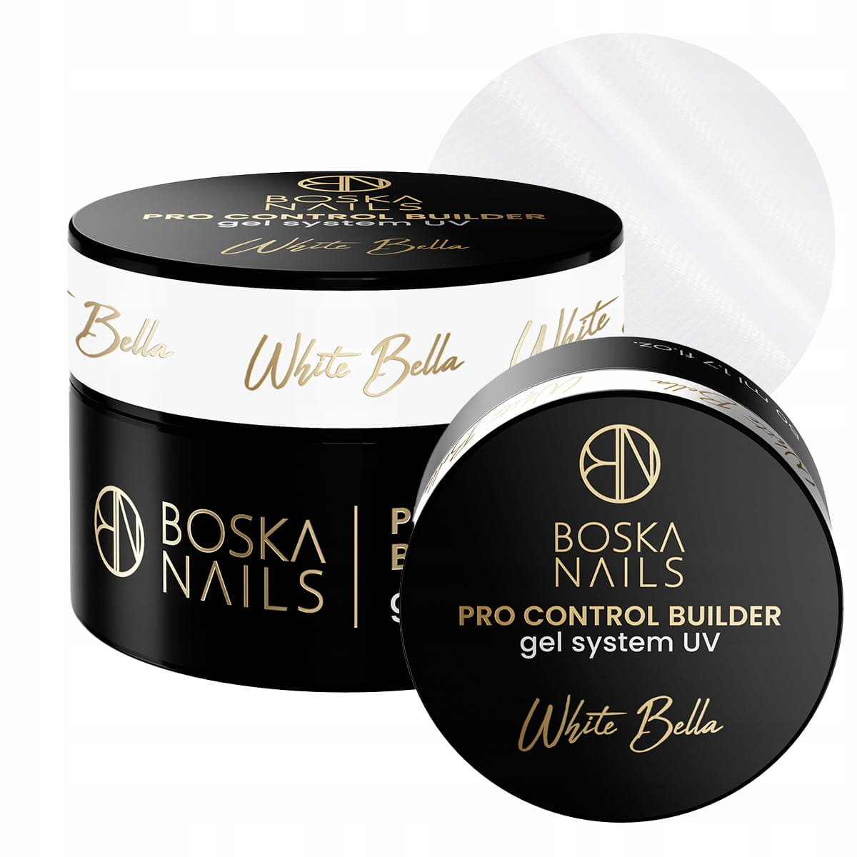 Boska Nails, Pro Control Builder White Bella, Budujący Żel Uv Do Paznokci, 15ml