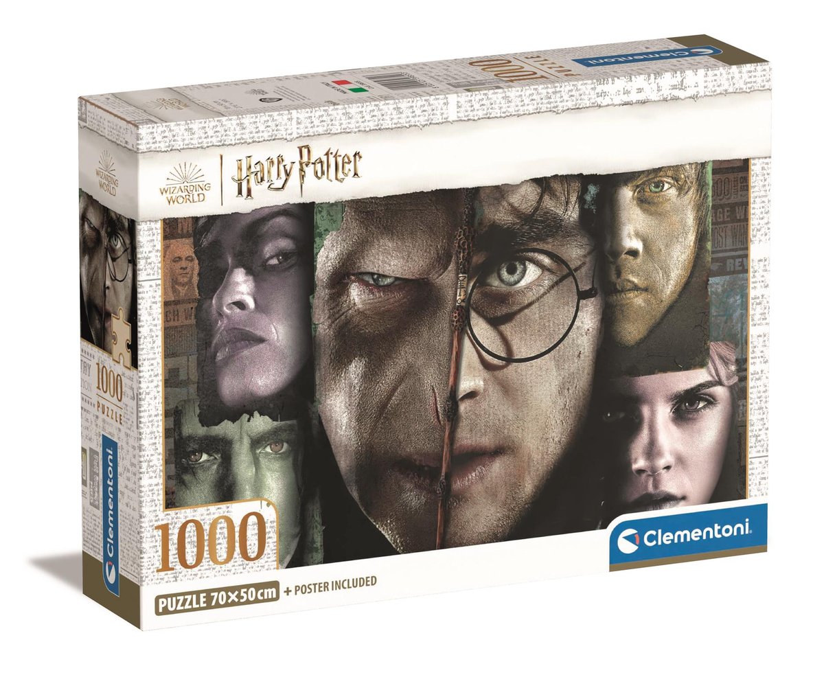 Clementoni, Puzzle, Compact Box, Harry Potter, 1000 el.