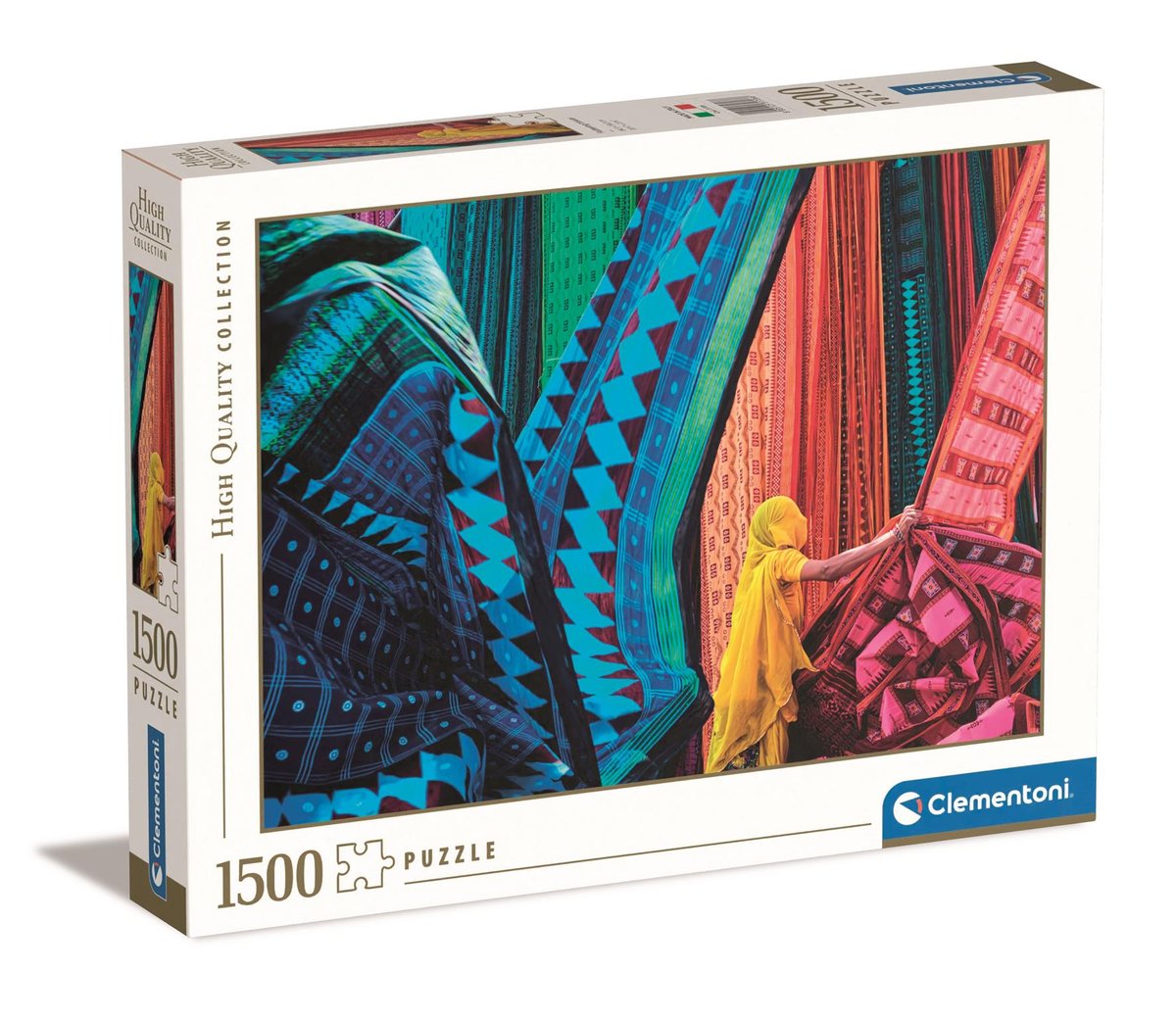 Clementoni, Puzzle, High Quality, Fluttering tissues, 1500 el.