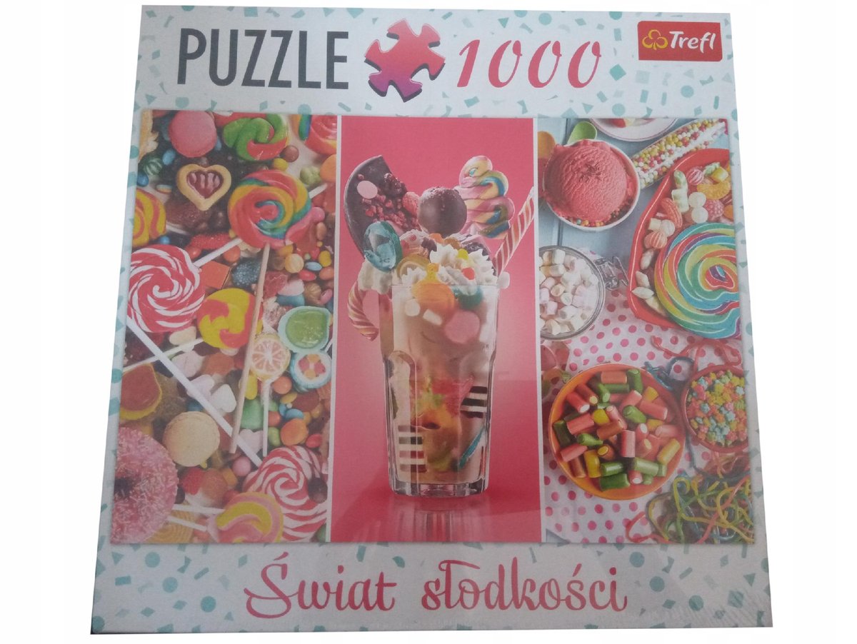 TREFL PUZZLE 1000 ŚWIAT SŁODKOŚCI 68,3 x 48cm