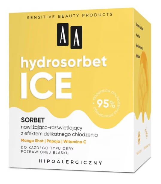 AA Hydrosorbet ICE Nawilżająco-Rozświetlający 50 ml