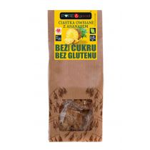 Pure&Good Ciastka owsiane z ananasem bez dodatku cukru bezglutenowe 150 g