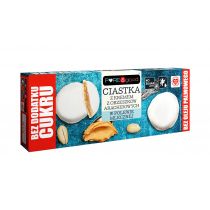 Pure&Good Ciastka z kremem z orzeszków ziemnych w polewie mlecznej bez dodatku cukru 128 g