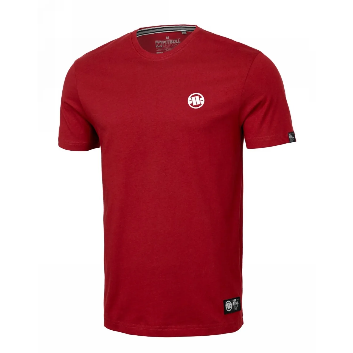 Koszulka Pit Bull Middle Weight 170 Basic Small Logo '24 - Czerwona  | PayPo | GRATIS WYSYŁKA | ZWROT DO 100 DNI
