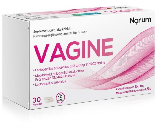 Narine Narum Vagine 150 mg - Suplement diety dla kobiet - 30 kapsułek