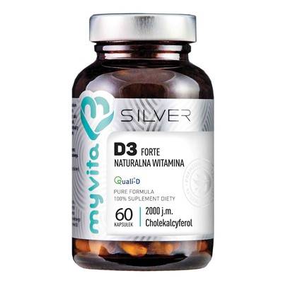 MyVita SILVER Silver Witamina D3 Forte 2000Iu 60 Kaps.