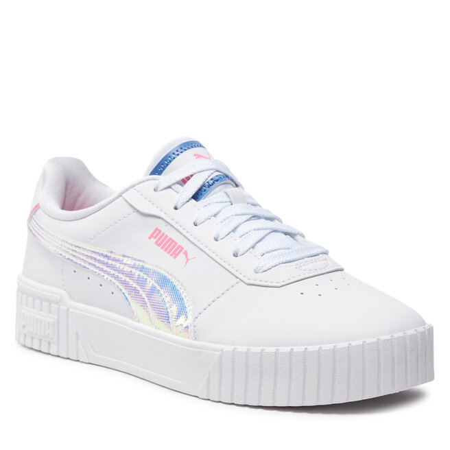 Sneakersy Puma Carina 2.0 Deep Dive Jr 396545-01 Puma White/Blue Skies/Fast Pink