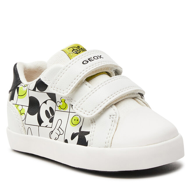 Sneakersy Geox B Kilwi Boy B45A7D 08554 C0552 M White/Fluo Yellow