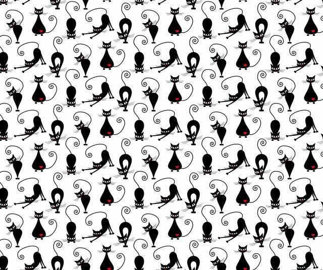 Prześcieradło bawełniane 200x220 Koty Kotki Kotek