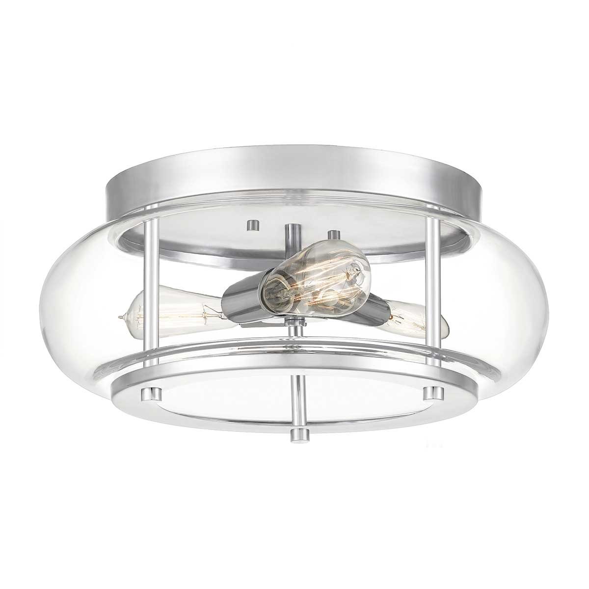 Trilogy plafon łazienkowy IP44 chrom QZ-TRILOGY-F-M-BATH Quoizel