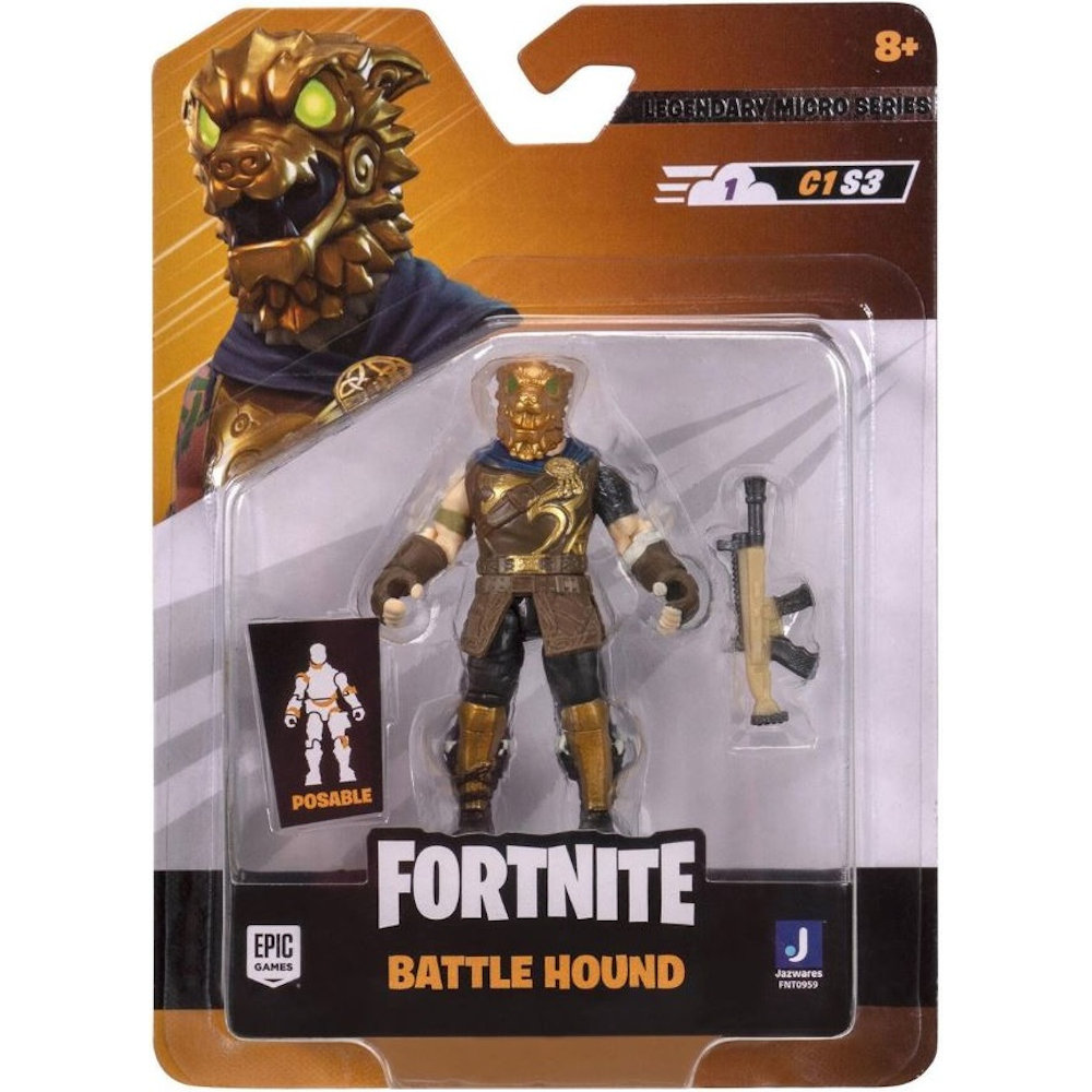 FORTNITE LEGENDARY MICRO SERIES ORYGINALNA RUCHOMA FIGURKA BATTLE HOUND