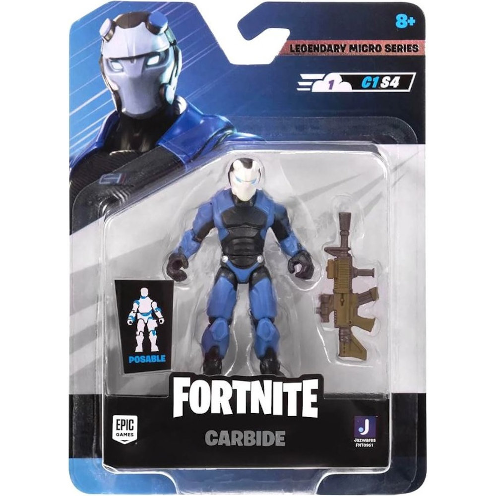 FORTNITE LEGENDARY MICRO SERIES JAZWARES ORYGINALNA RUCHOMA FIGURKA CARBIDE