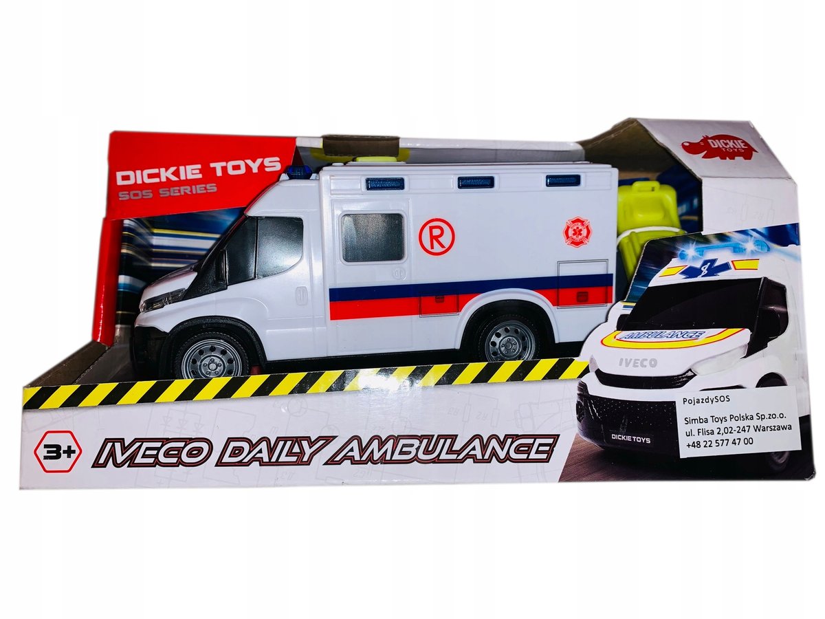 Dickie Toys, pojazd ratunkowy, ambulans