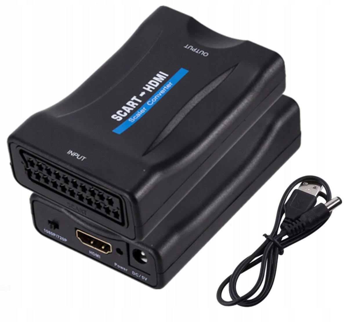 ADAPTER KONWERTER SCART DO NA HDMI AV EURO FULL HD