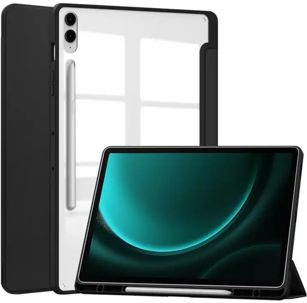 ETUI SMART CLEAR do SAMSUNG GALAXY TAB S9 FE 10.9 SM-X510 SM-X516