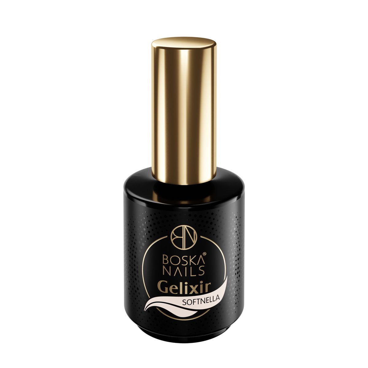 Żel z pędzelkiem Boska Nails Gelixir Gel in Bottle Softnella, 15 ml