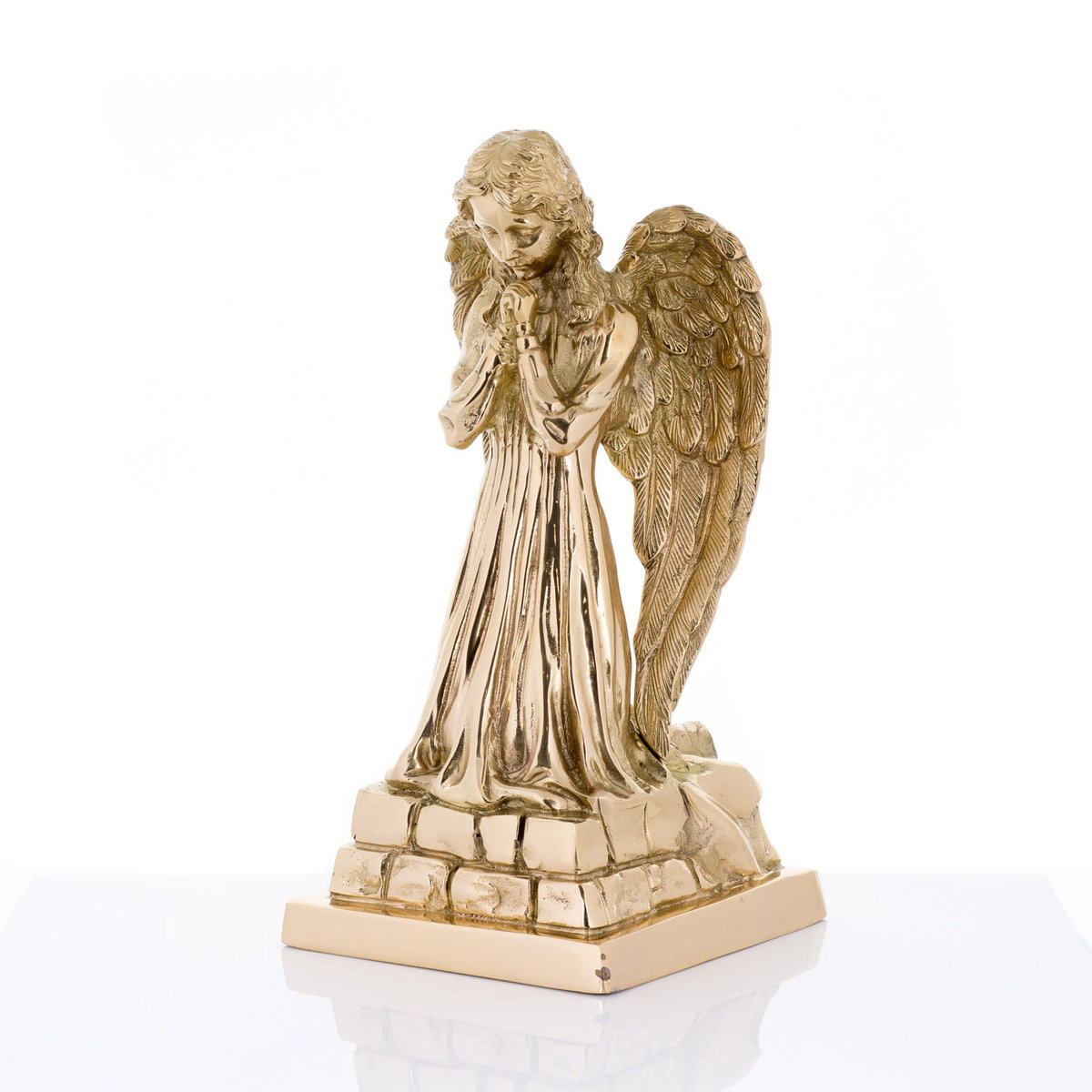 Figura - anioł - mosiądz