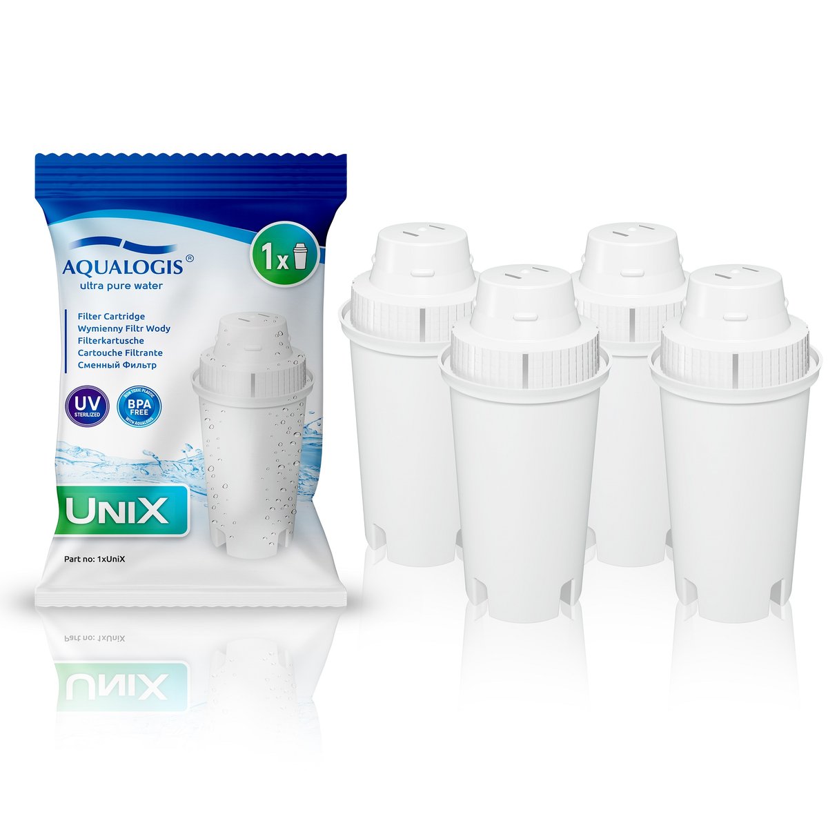 Zestaw Aqualogis UniX 4 szt.