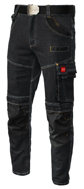 Spodnie robocze Jeans Stretch czarne rozmiar XXL ART-MAS