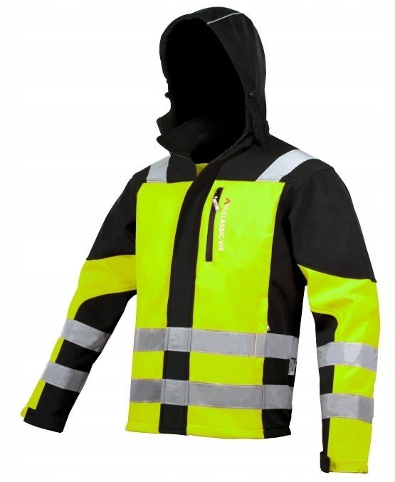 Kurtka Classic-Vis Yellow Softshell rozmiar M ART-MAS