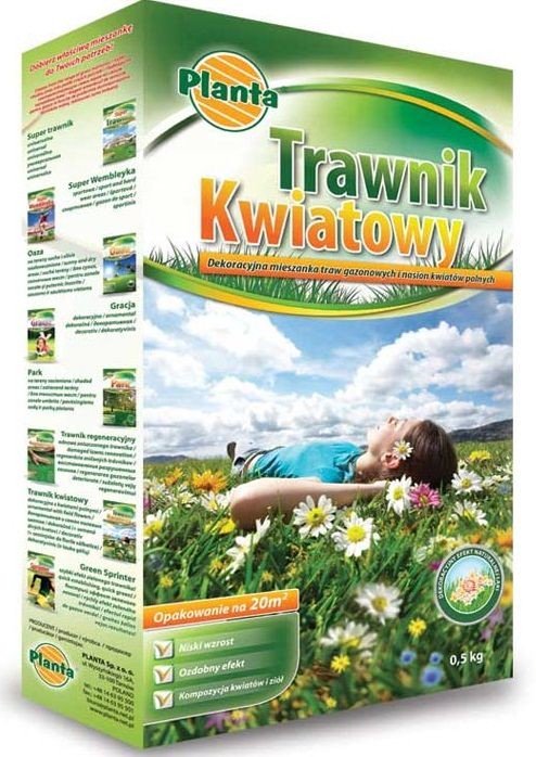 Trawa Trawnik kwiatowy 0,5 kg PLANTA