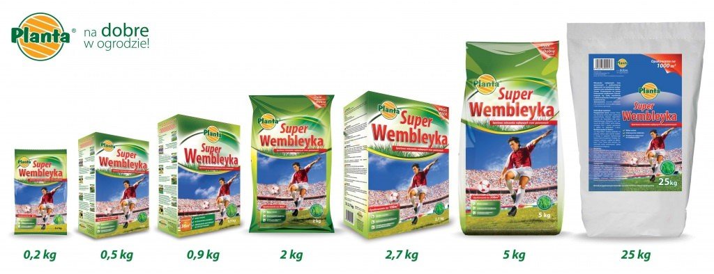 Trawa Super Wembleyka 0,9 kg PLANTA