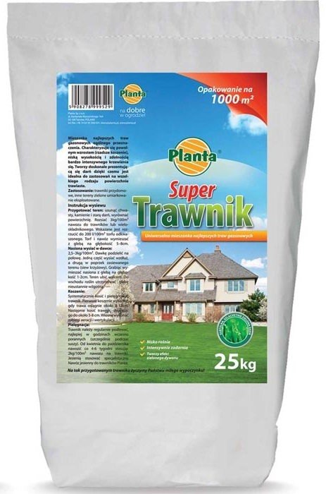 Trawa Super Trawnik 25 kg PLANTA
