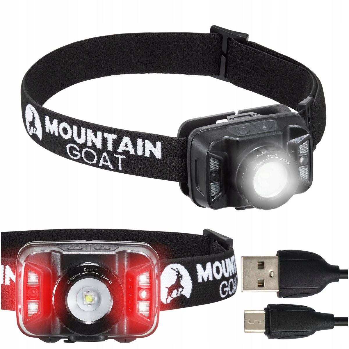 / Latarka LED czołowa / Mountain Goat