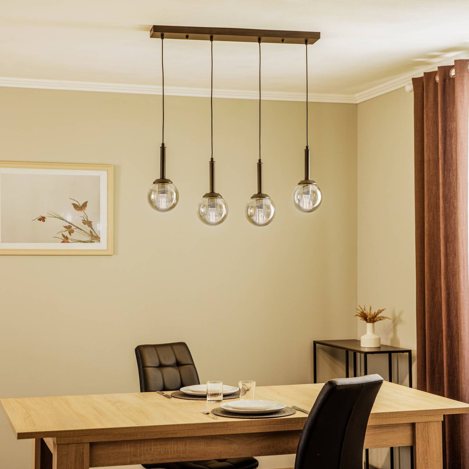 Avonni Żyrandol AV -7002-1781-4Y-BSY 4-punktowy długi