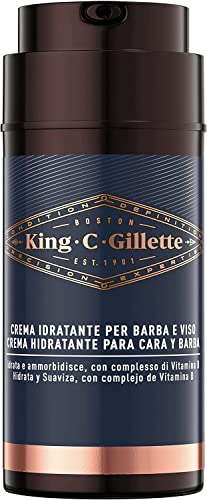 King C. Gillette Krem nawilżający do twarzy i brody z witaminą B3 i kompleksem B5 100ml