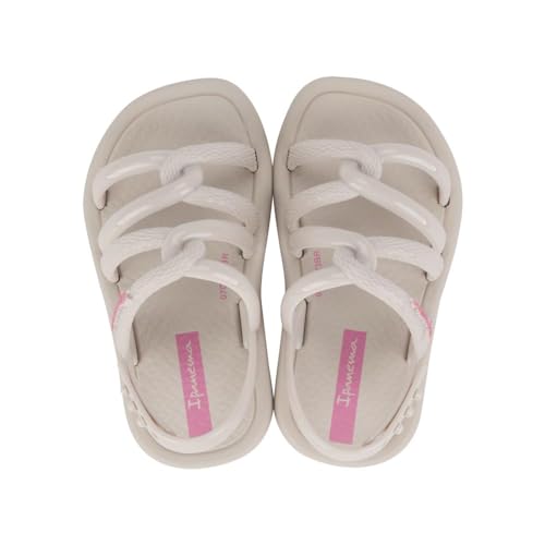 IPANEMA KIDS Ipanema MEU Sol Sandal Dziecko, Płaskie sandały Unisex dla dzieci, Beżowy, 19/20 EU