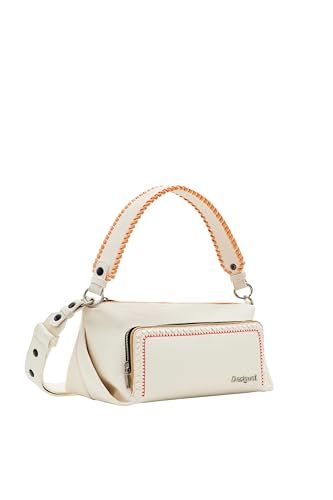 Desigual Prime Urus Maxi Accessories torebka damska PU Hand Bag, biały