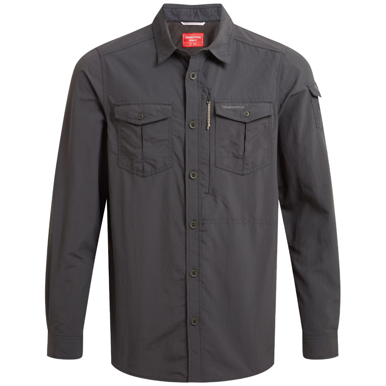 Koszula męska Craghoppers NosiLife Adventure Long Sleeved Shirt III Rozmiar: XL / Kolor: czarny