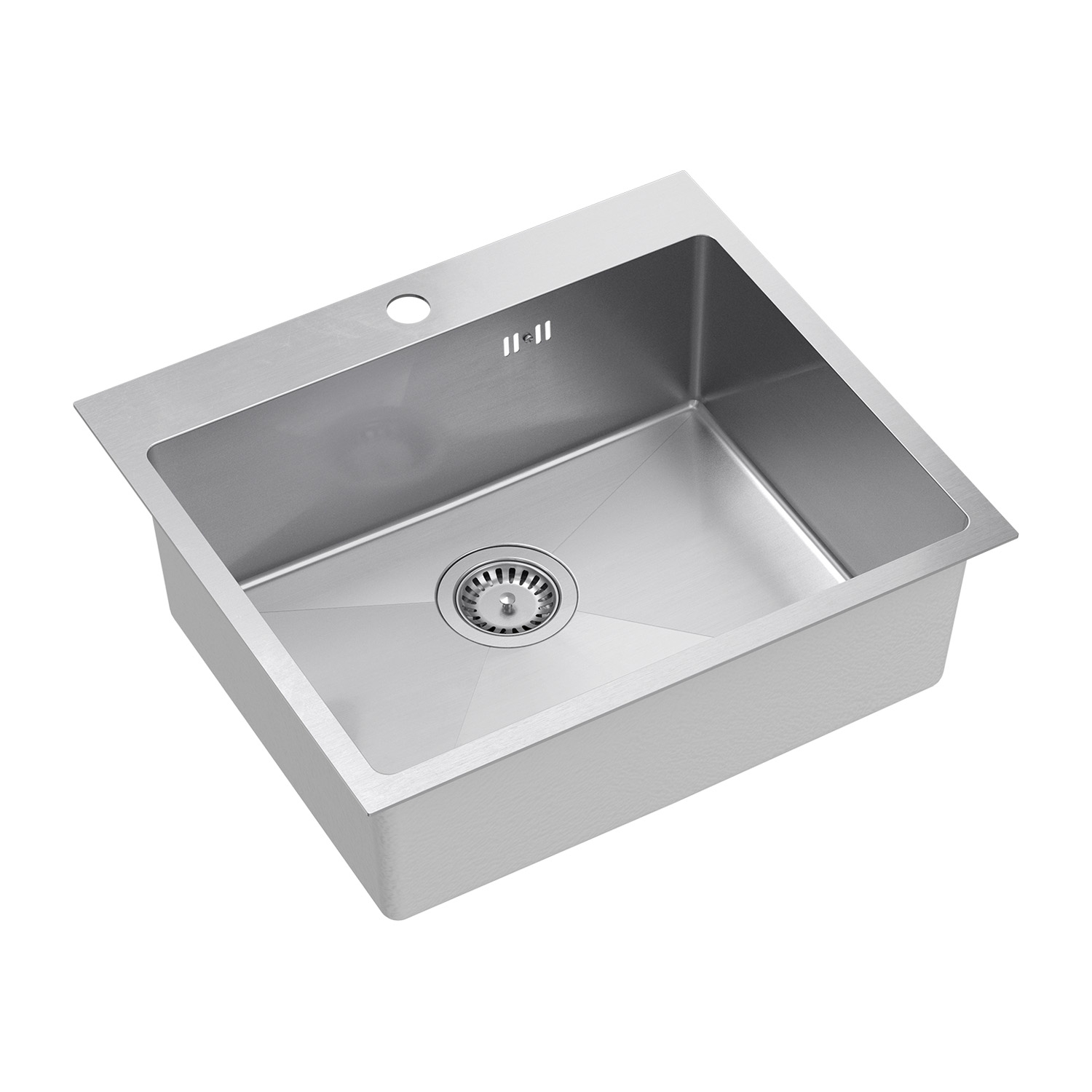 Zlewozmywak Root Chef Moon Box, 55 x 48 x 20 cm, stalowy