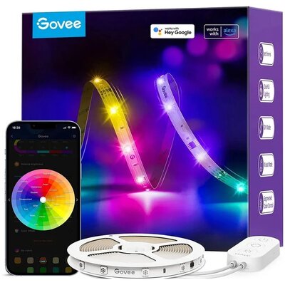 Govee H618A Basic LED Strip Light 5m | Taśma LED | Wi-Fi, Bluetooth, RGBIC