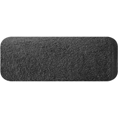 Ręcznik Gładki 1 50x90  czarny 400g/m2 frotte Eurofirany