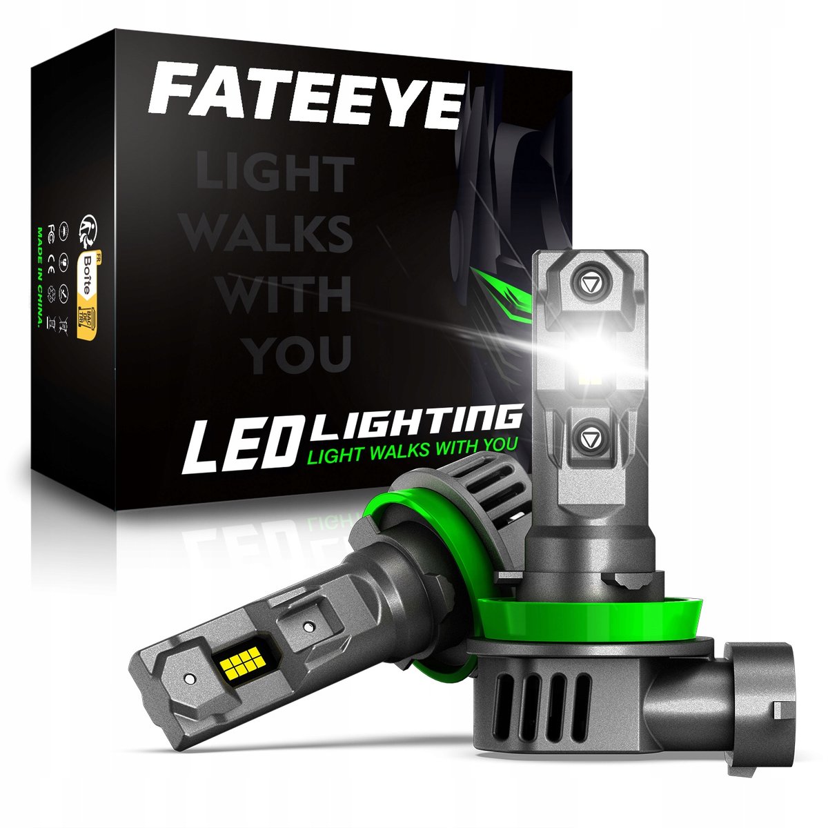 ŻARÓWKI H11 LED RETROFIT 1:1 MOCNE BIAŁE ŚWIATŁO