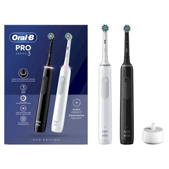 Oral-B Pro 3 Ca Duo Czarna & Biała