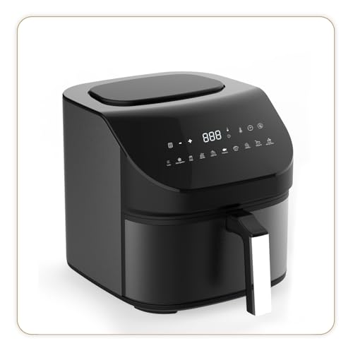 LITTLE BALANCE 8704 Crousty Light XL, frytkownica bezolejowa, Air Fryer, 10 predefiniowanych programów, 7 litrów dla 6 osób, 1600 W
