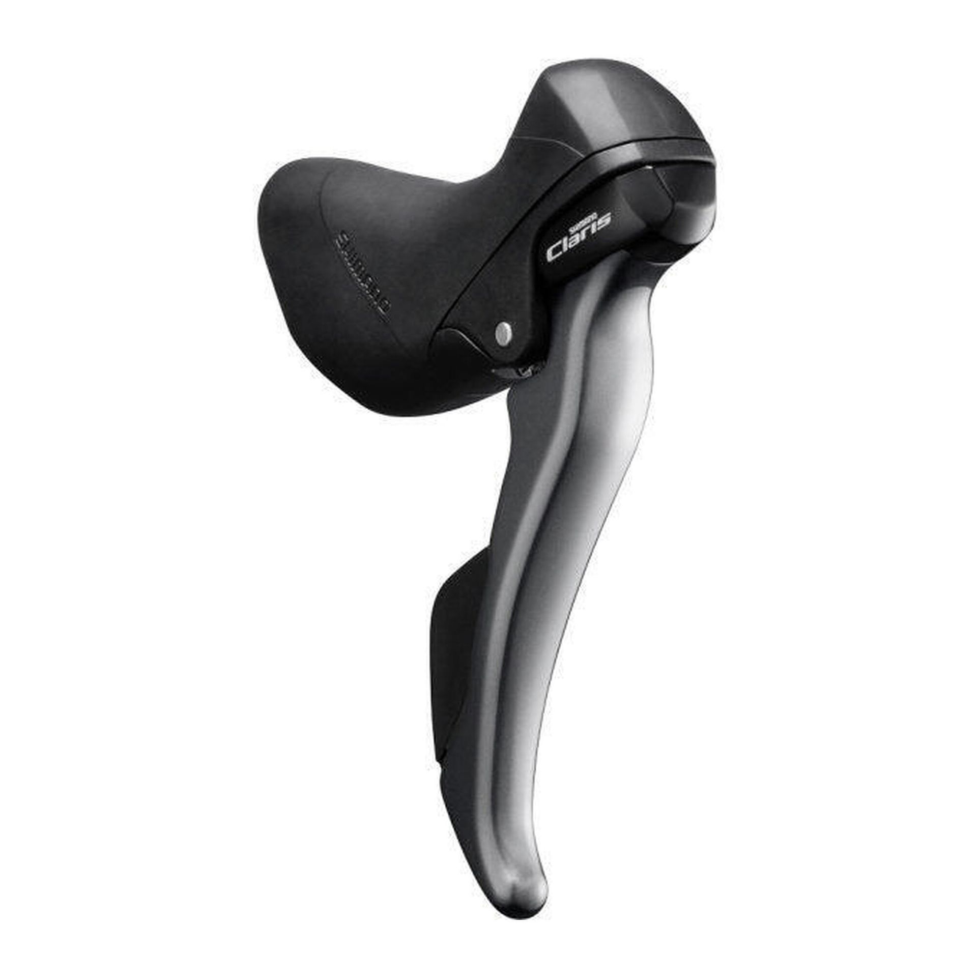 Shimano Klamkomanetka Claris ST-R2000 czarny-szary / Ilość biegów: 8 / Montaż: prawa ESTR2000RIA