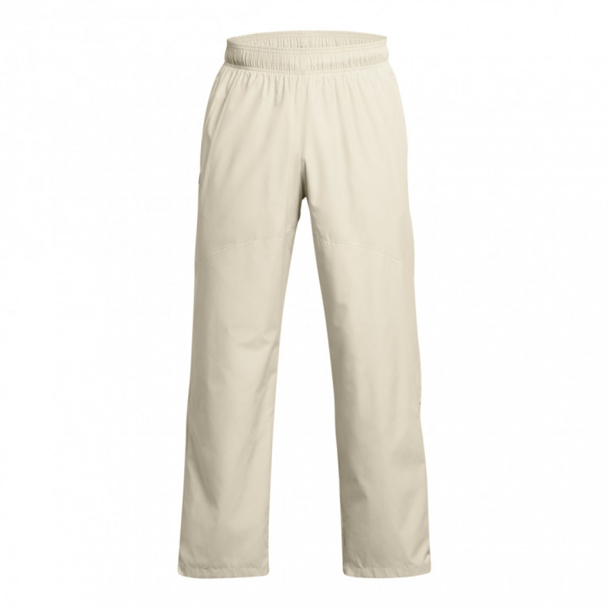 Męskie spodnie treningowe Under Armour UA Rush Woven Pants - beżowe - UNDER ARMOUR