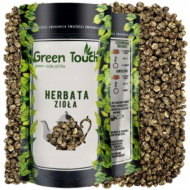﻿Zielona herbata jaśminowa premium LONG ZHU (50g)