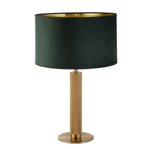 London lampa stołowa 1xE27 mosiądz/zielona EU65721GR