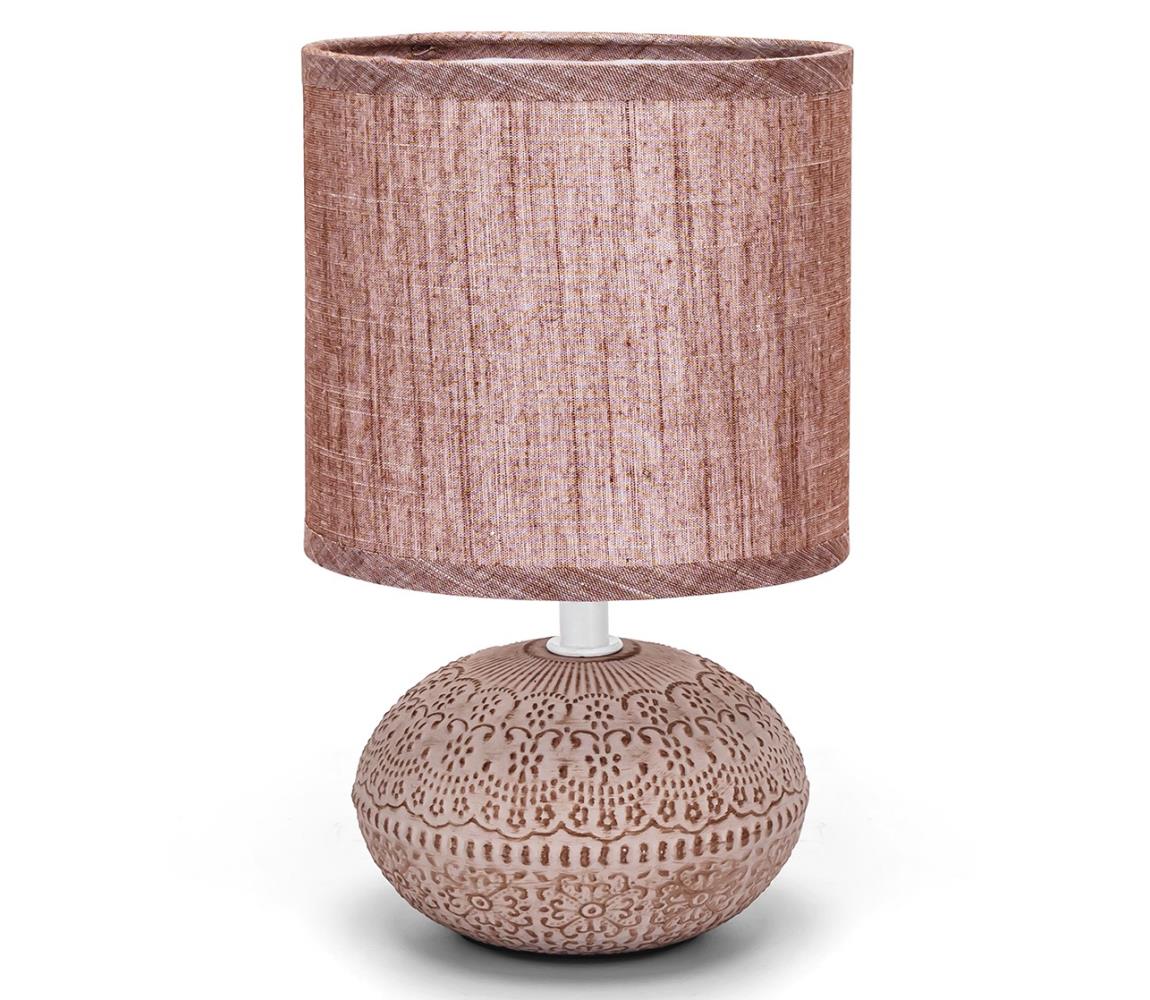 Aigostar - Lampa stołowa 1xE14/40W/230V brązowa