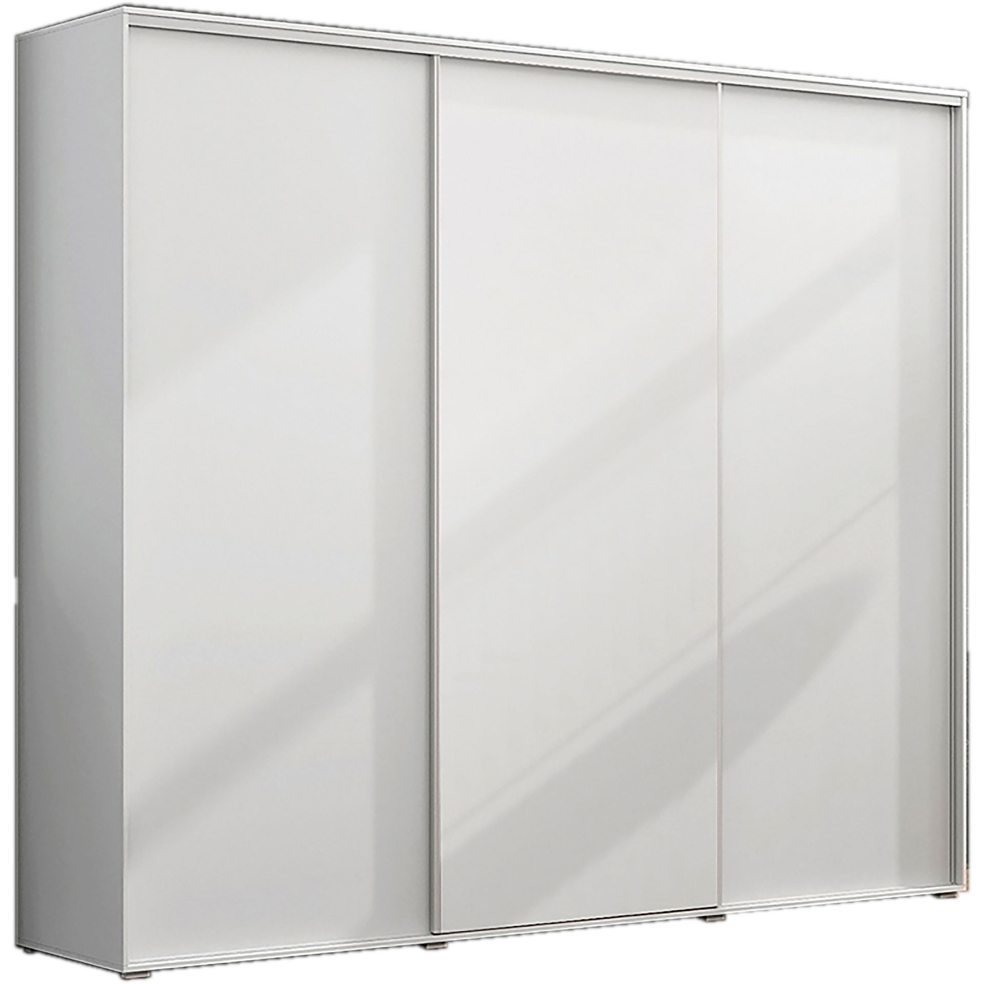 Szafa Przesuwna 250 A24 Skąpski Meble Biały, 215 Cm, Craft Złoty