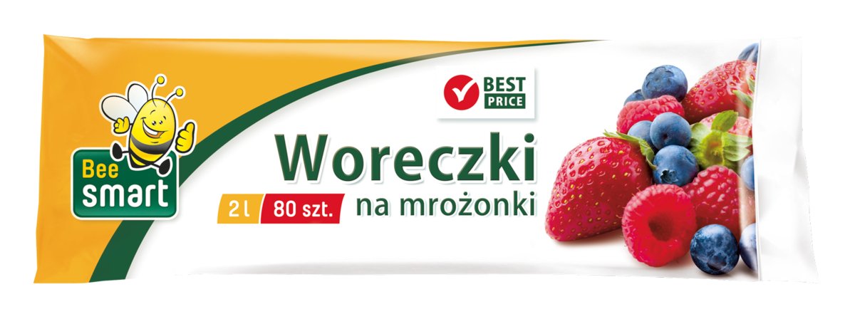 Woreczki worki torebki na mrożonki 2000ml 80sztuk