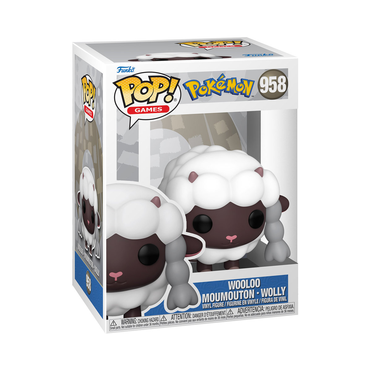 Funko POP!, figurka kolekcjonerska, Games: Pokemon- Wooloo(EMEA)