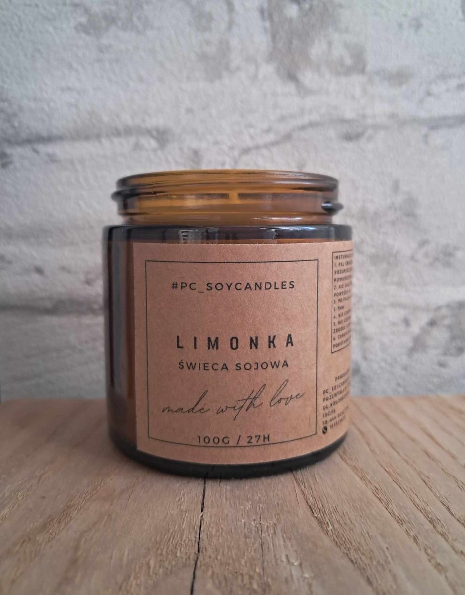 Świeca Sojowa Zapachowa Świąteczny Pudding 120ml 27h