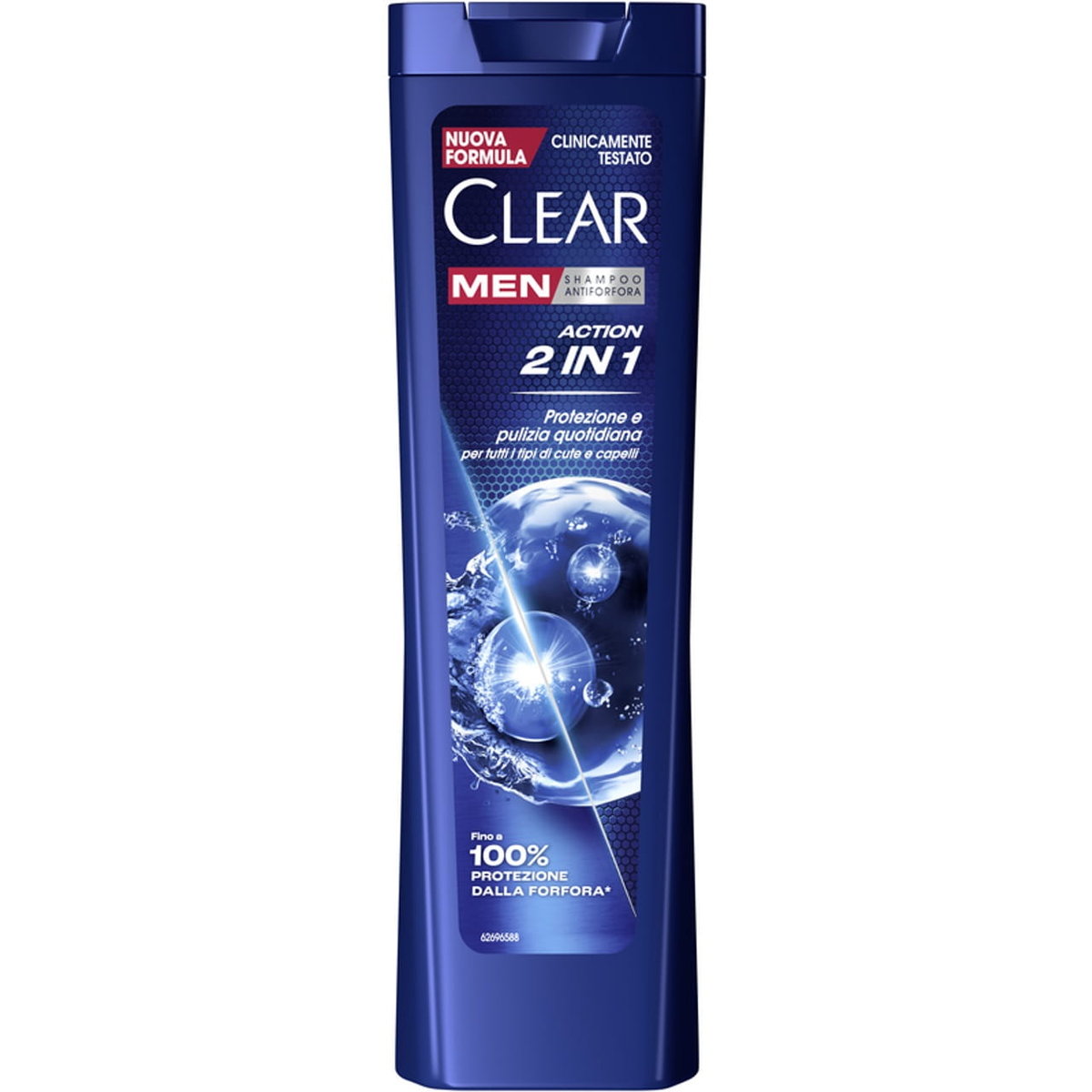 Babaria, Clear, Szampon dla mężczyzn przeciwłupieżowy 2 w 1, 225 ml